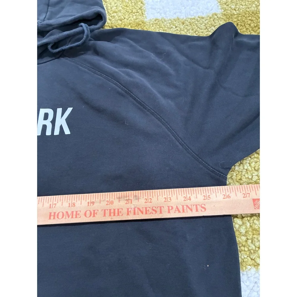 Gymshark Apollo Hoodie Mens‎ XL Black Logo Pullover Sweatshirt A2A4F